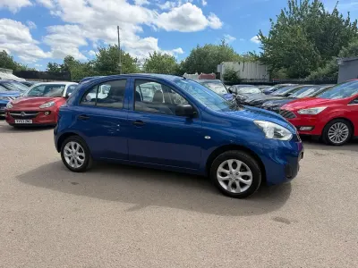 Used Nissan Micra 2016 Blue Hatchback
