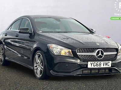 Used Mercedes CLA180 AMG line 122 HP (89 kW) 2018 Black Sedan