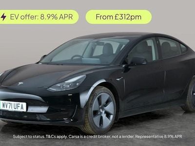 Black Used 2021 Tesla Model 3 Standard Range Plus Sedan | £17,773 (Fair price)