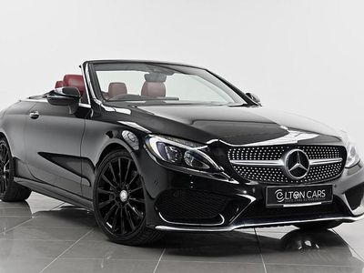 Used Mercedes C250 AMG line 2016 Black Cabriolet