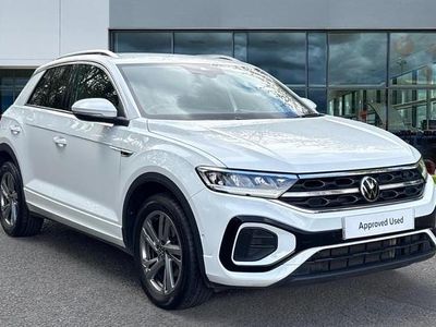 Używany VW T-Roc R-line 150 KM (110 kW) 2023 Biały SUV