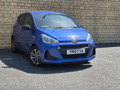 Used Hyundai i10 GO! 2018 Blue Hatchback