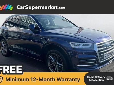 Used Audi Q5 S-Line 190 HP (139 kW) 2017 Blue SUV