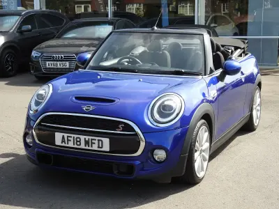 Used Mini Cooper S Cabriolet Sport 2018 Blue Cabriolet