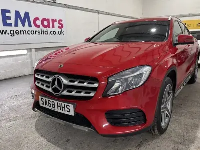 Used Mercedes GLA200 AMG line 136 HP (100 kW) 2018 Red SUV