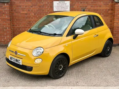 Used Fiat 500 S 69 HP (50 kW) 2013 Yellow Hatchback