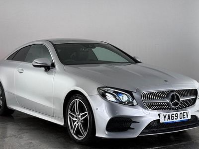Used Mercedes E220 AMG line 194 HP (142 kW) 2019 Silver Coupe