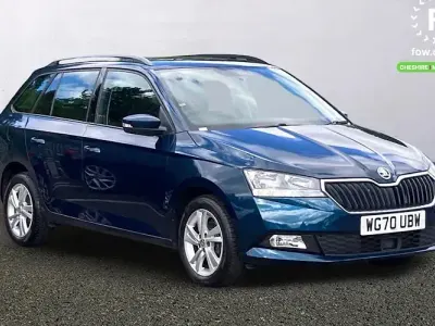 Używany Skoda Fabia SE 95 KM (69 kW) 2021 Niebieski Kombi