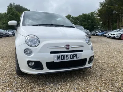 Used Fiat 500 S 69 HP (50 kW) 2015 White Hatchback