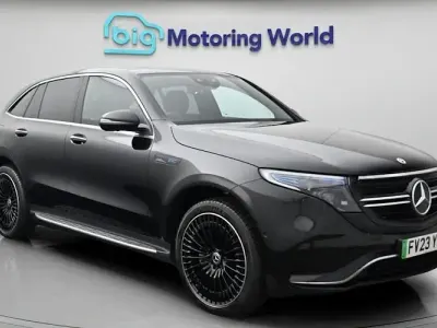 Used Mercedes EQC400 AMG line 300 kW (408 HP) 2023 Black SUV
