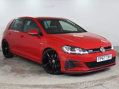 Used VW Golf VII GTD 184 HP (135 kW) 2017 Red Hatchback
