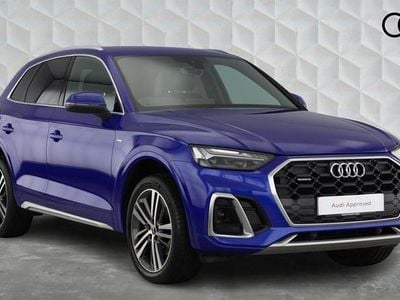 Used Audi Q5 S-Line 200 HP (147 kW) 2021 Blue SUV