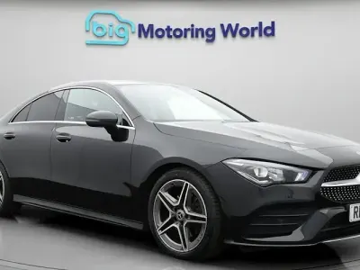 Used Mercedes CLA180 AMG line 136 HP (100 kW) 2022 Black Coupe