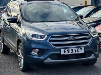 Blue Used 2019 Ford Kuga Titanium X SUV | £13,290 (Fair price)