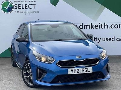 Used Kia Ceed GT-Line 2021 Blue Hatchback