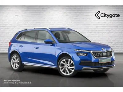 Used Skoda Kamiq SE L Executive 110 HP (80 kW) 2023 Blue SUV