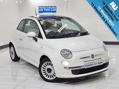 Used Fiat 500 Lounge 69 HP (50 kW) 2013 White Hatchback