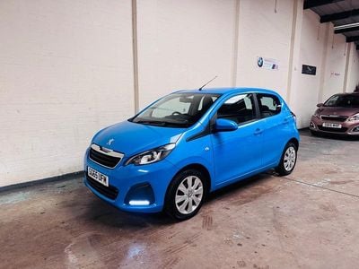 Used Peugeot 108 Active 68 HP (50 kW) 2015 Blue Hatchback