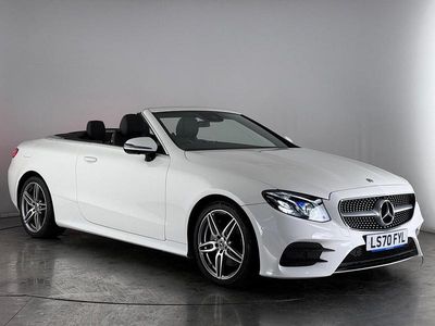 Used Mercedes E220 AMG Line Premium 194 HP (142 kW) 2020 White Cabriolet