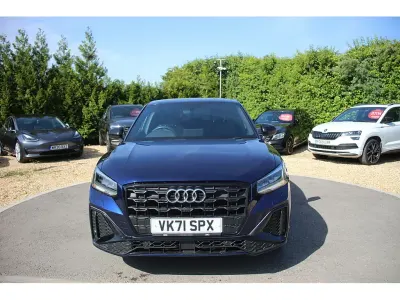 Used Audi Q2 Black Edition 2021 Navarra blue metallic SUV