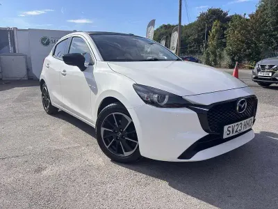 Used Mazda 2 Homura-Aka 116 HP (85 kW) 2023 White Hatchback
