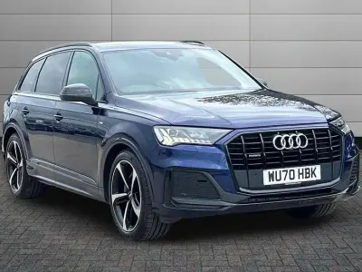 Used Audi Q7 Black Edition 286 HP (210 kW) 2020 Blue SUV