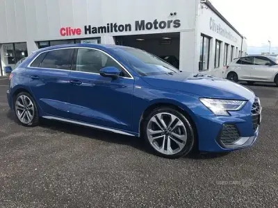 Used Audi A3 S-Line 2025 Blue Hatchback