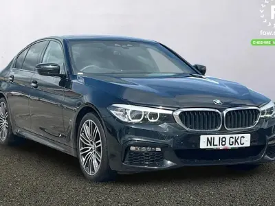 Used BMW 530e M Sport 252 HP (185 kW) 2018 Black Sedan