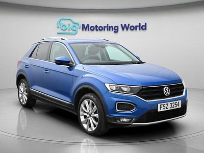 Used VW T-Roc SEL 150 HP (110 kW) 2021 Blue SUV