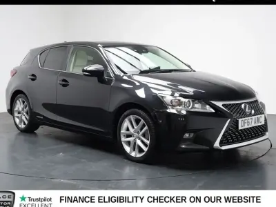 Used Lexus CT200h Luxury Line 134 HP (98 kW) 2017 Black Hatchback