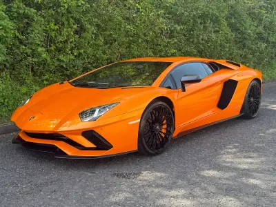 Used Lamborghini Aventador 2017 Orange Coupe