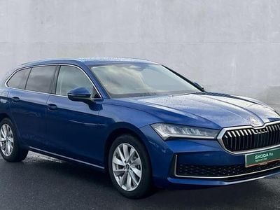 Metallic cobalt blue Used 2025 Skoda Superb SE Technology Estate | £34,780