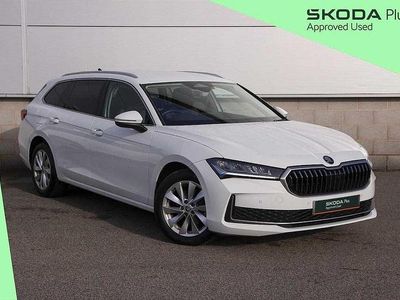 Used Skoda Superb SE Technology 148 HP (108 kW) 2024 Pure white Estate
