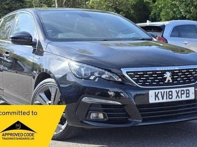 Usado Peugeot 308 GT-line 2018 Preto Citadino