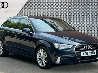 Used Audi A3 Sport 150 HP (110 kW) 2018 Blue Sedan