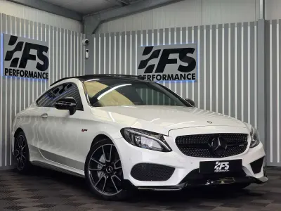 Begagnad Mercedes C43 AMG Premium 408 HK (300 kW) 2016 Vit Sportkupé