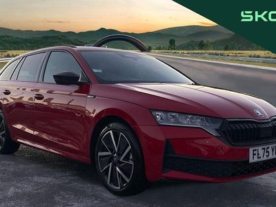 Red New 2025 Skoda Octavia SportLine Estate | £32,495 (Good price)