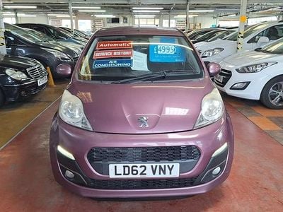 Used Peugeot 107 Allure 68 HP (50 kW) 2012 Purple Hatchback