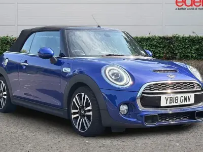Used Mini Cooper S Cabriolet 192 HP (141 kW) 2018 Blue Cabriolet