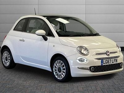 Used Fiat 500 Lounge 69 HP (50 kW) 2017 White Hatchback
