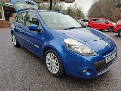 Used Renault Clio GrandTour Dynamique 100 HP (73 kW) 2010 Blue Estate