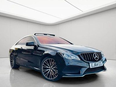 Used Mercedes E400 AMG line 2014 Black Coupe