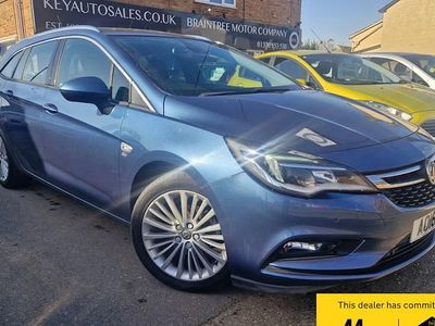 Used Vauxhall Astra Elite 150 HP (110 kW) 2016 Blue Estate