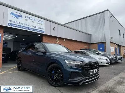 Used Audi Q8 Sport 286 HP (210 kW) 2018 Blue SUV