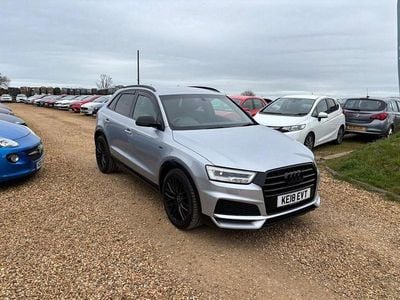Used Audi Q3 Black Edition 150 HP (110 kW) 2018 Silver SUV