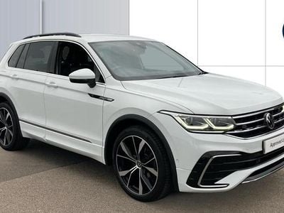 White Used 2022 VW Tiguan R-line SUV | £27,281 (Fair price)