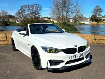 Begagnad BMW M4 Cabriolet Competition Edition 2019 Vit Cab