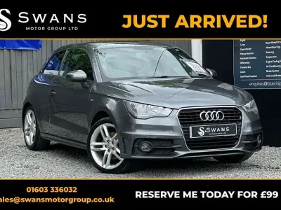 Used Audi A1 S-Line 122 HP (89 kW) 2011 Grey Hatchback