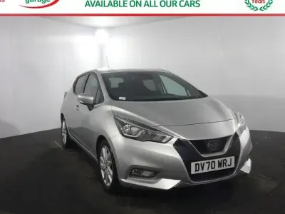 Used Nissan Micra Acenta 101 HP (74 kW) 2020 Silver Hatchback
