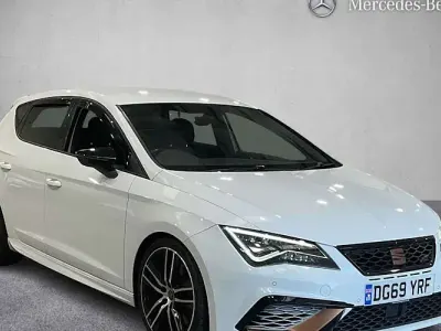 Used Seat Leon CUPRA 290 HP (213 kW) 2020 White Hatchback